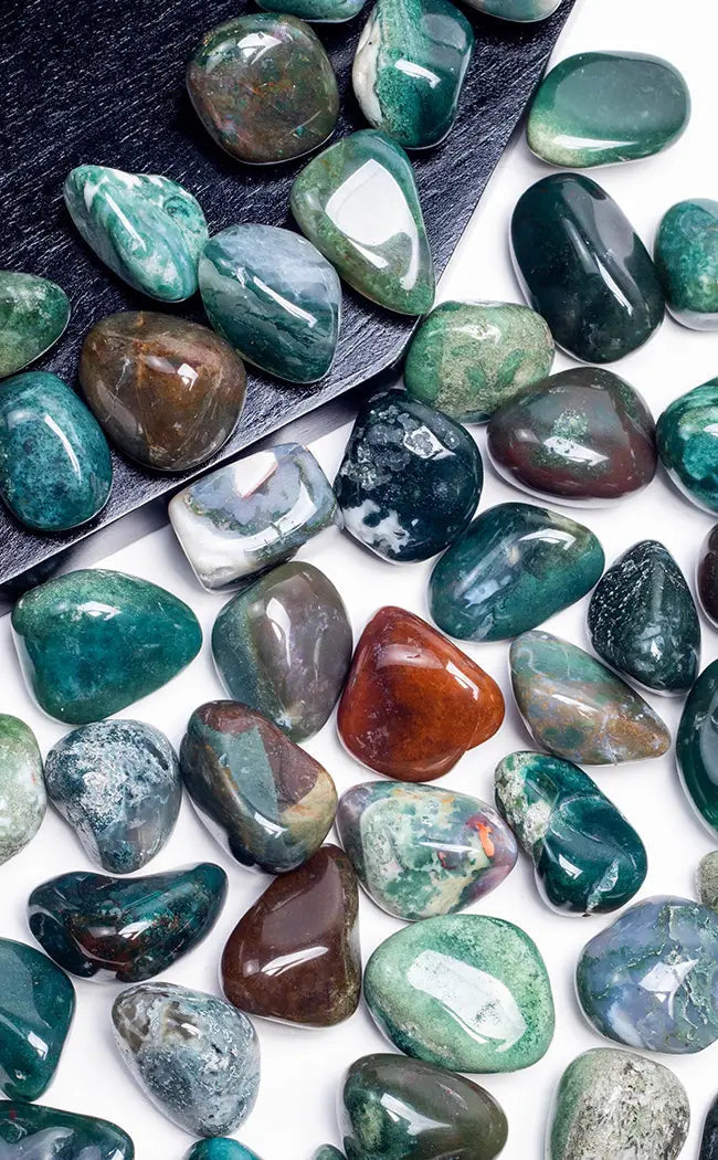 Tumbled Stones | Indian Agate-Crystals-Tragic Beautiful