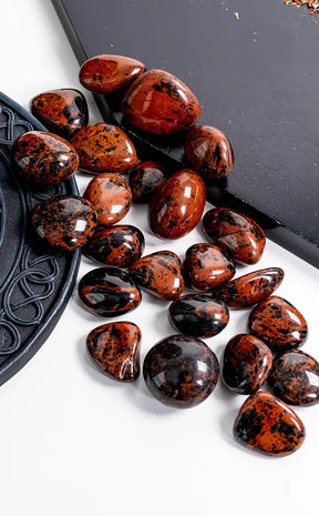 Tumbled Stones | Mahogany Obsidian