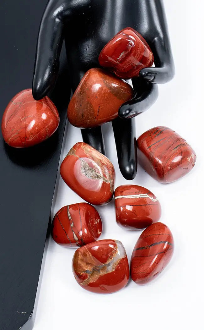 Tumbled Stones | Red Jasper XL Premium-Tumble Stones-Tragic Beautiful
