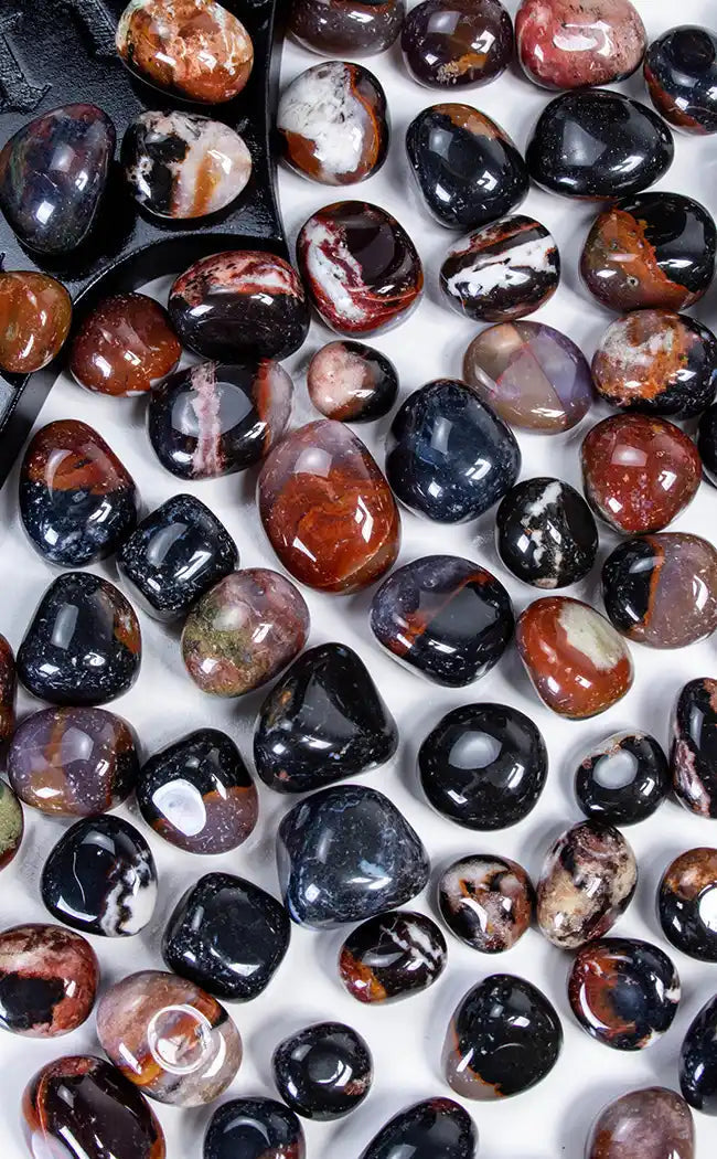 Tumbled Stones | Sardonyx-Crystals-Tragic Beautiful