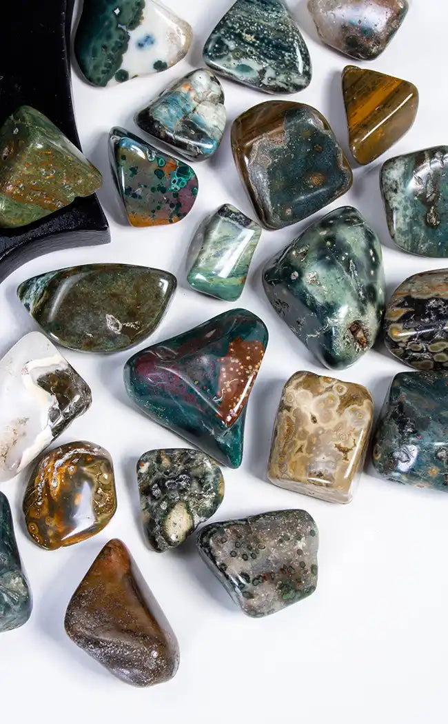 Tumbled Stones | Sea / Ocean Jasper-Crystals-Tragic Beautiful