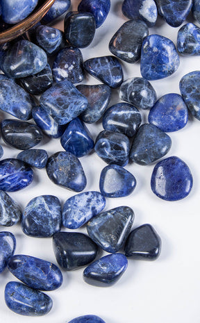 Tumbled Stones | Sodalite-Crystals-Tragic Beautiful