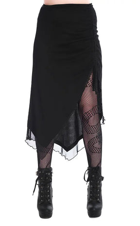 Umbra Black Mesh Skirt