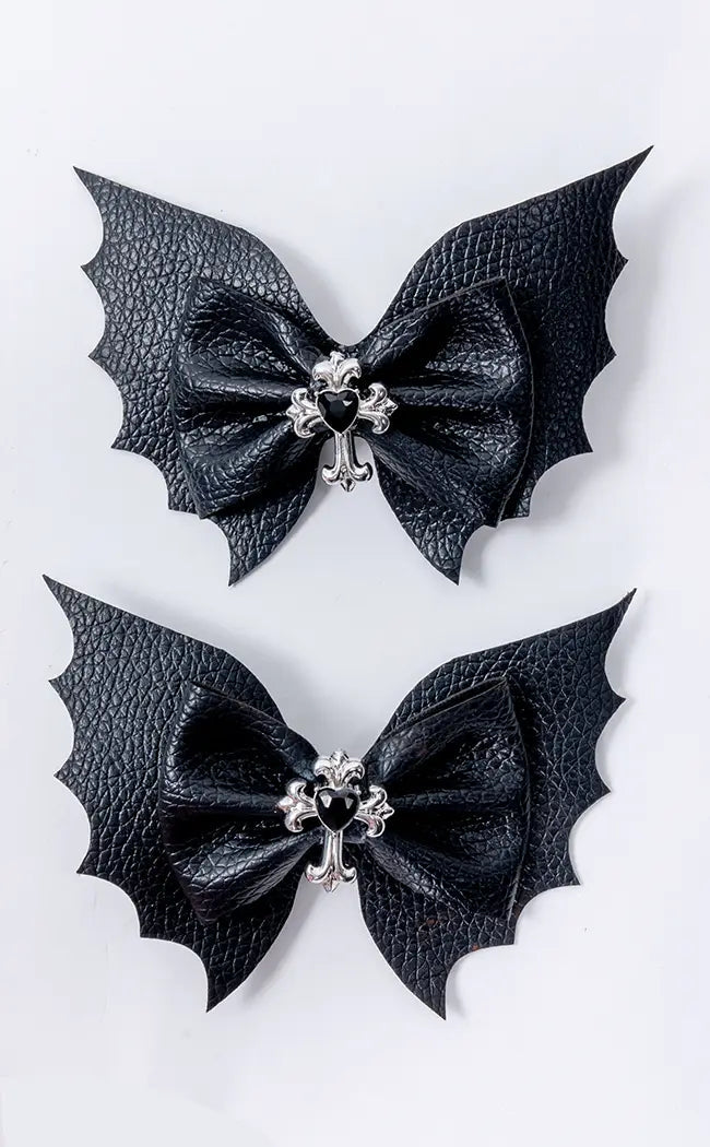 Unholy Hairclip Set | Gothic Hair Accessories