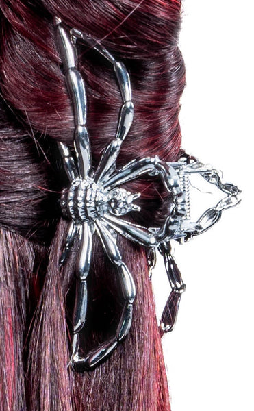 CROCHET SPIDER HAIR CLIPS Amazon.com : Black Spider Hair Clips - Mini Alligator Hair  main image 3