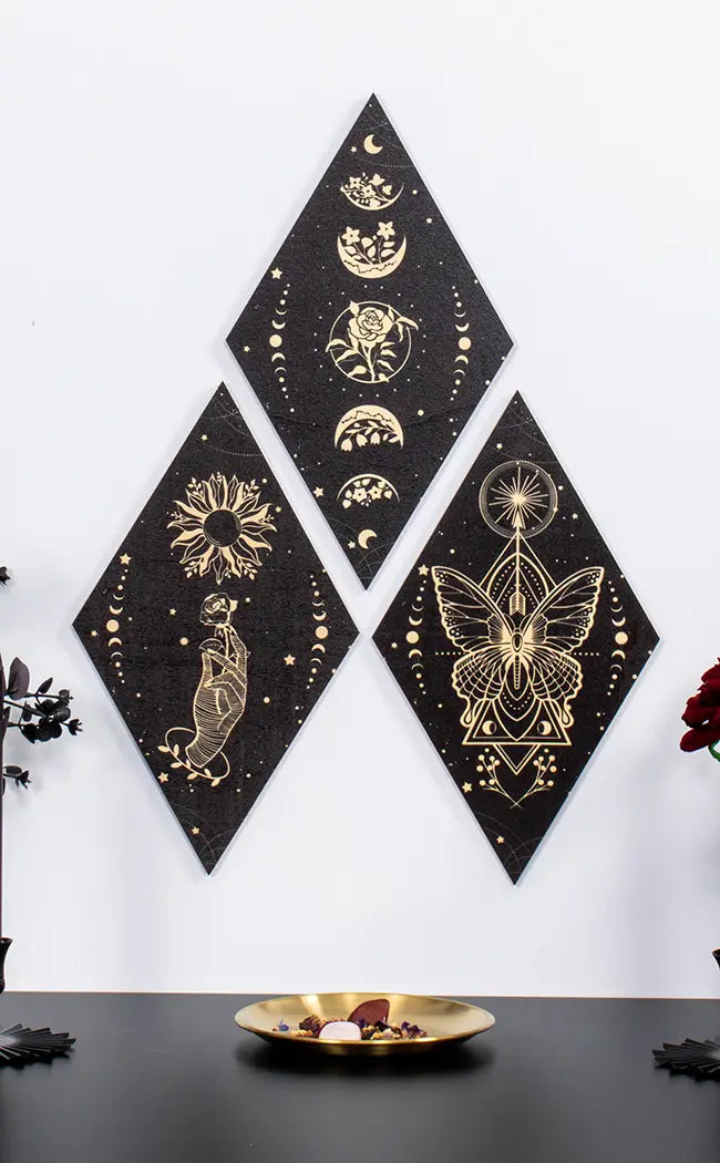 Forest Witch Wall Art Trio | Witchy Occult Homewares & Gifts Australia