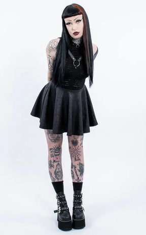 Wicked Weave Harness Dress | Black-Punk Rave-Tragic Beautiful