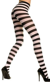 Wide Stripe Pantyhose | Choose Colour-Music Legs-Tragic Beautiful