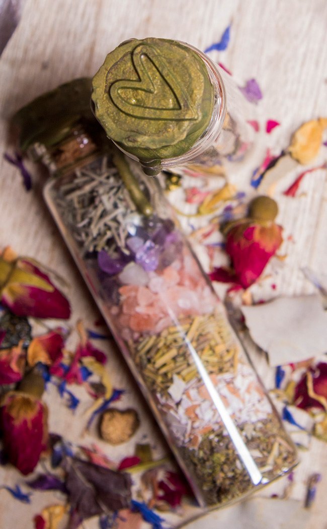 Witch Blended Spell Jar | Protection-Aether-Tragic Beautiful