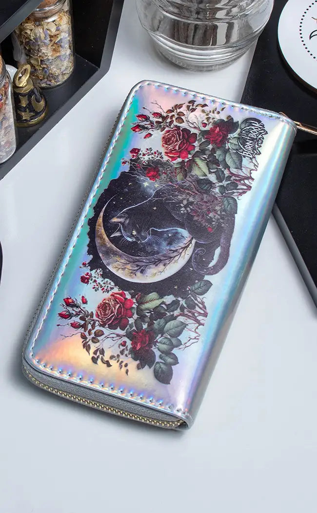 Witching Hour Silver Holo Wallet-Burn Book Inc-Tragic Beautiful
