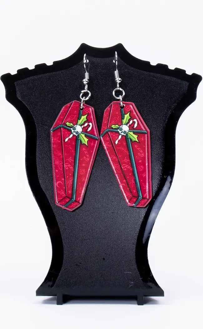 Wrapped Up Coffin Earrings