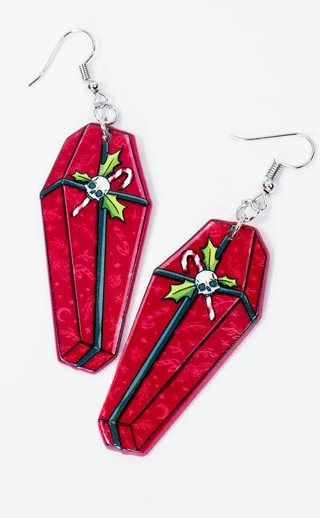 Wrapped Up Coffin Earrings