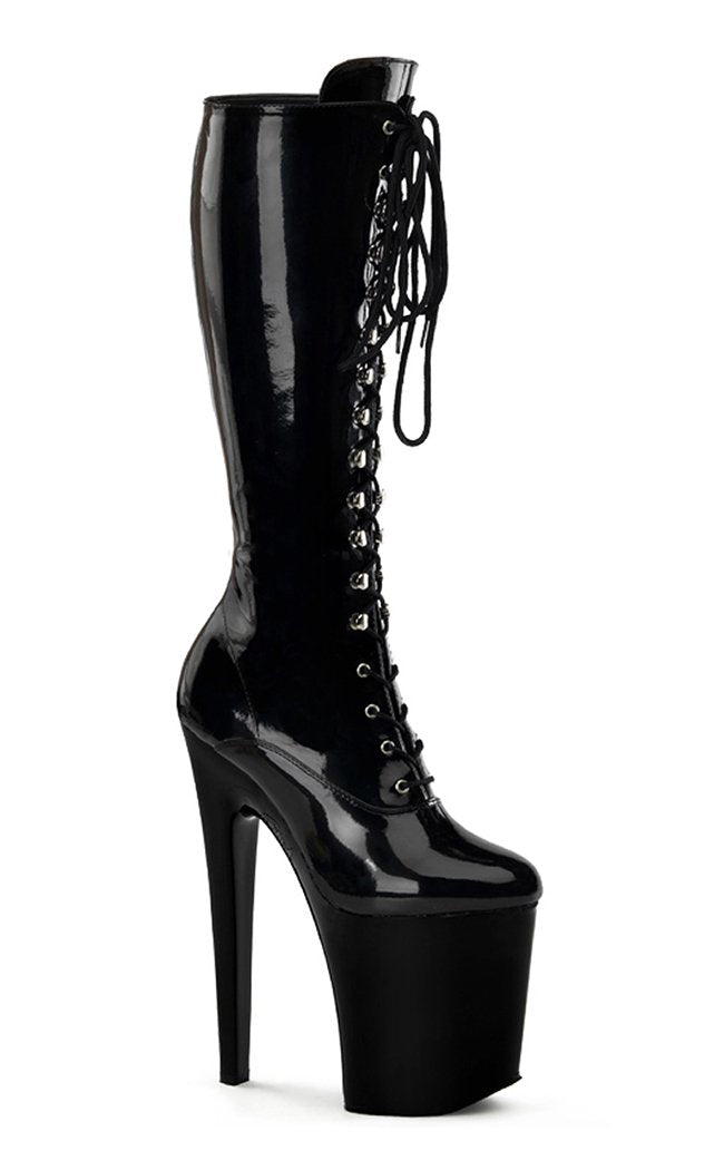 XTREME-2020 Black Knee High Boots-Pleaser-Tragic Beautiful