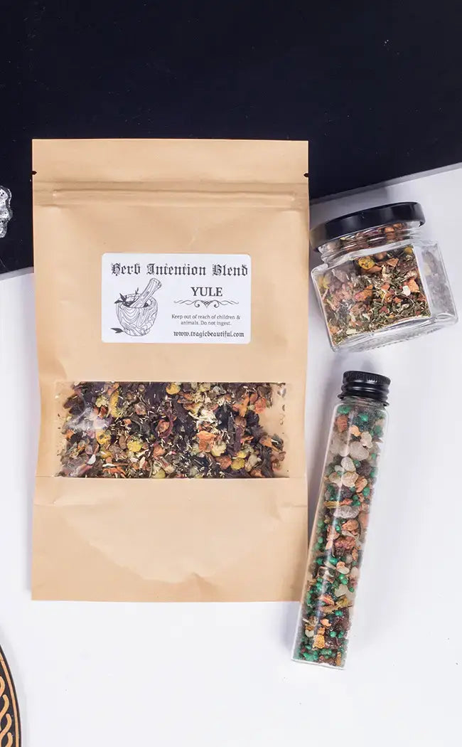 Yule Resin Incense Blend-Witch Herbs-Tragic Beautiful