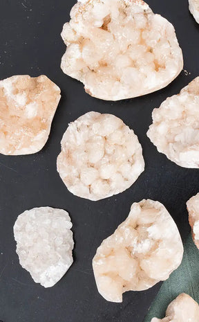 Apophyllite with Stillbite Clusters