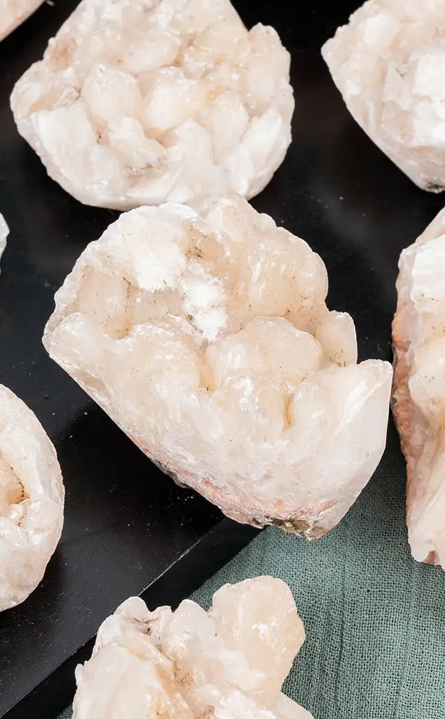 Apophyllite with Stillbite Clusters