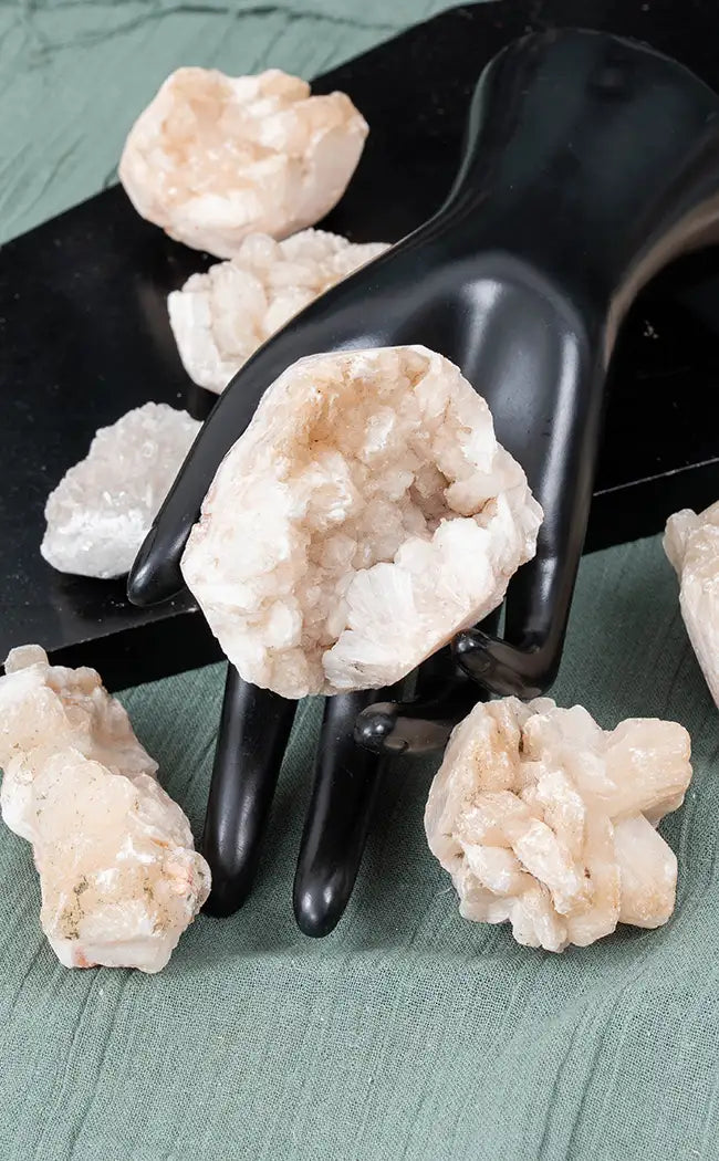 Apophyllite with Stillbite Clusters