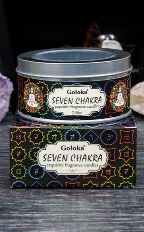 Aromatherapy Travel Tin Candle | 7 Chakras