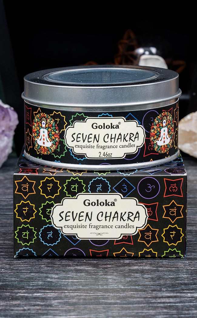 Aromatherapy Travel Tin Candle | 7 Chakras