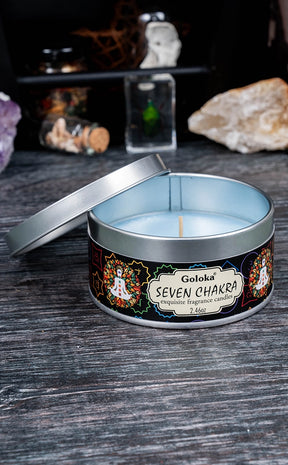 Aromatherapy Travel Tin Candle | 7 Chakras