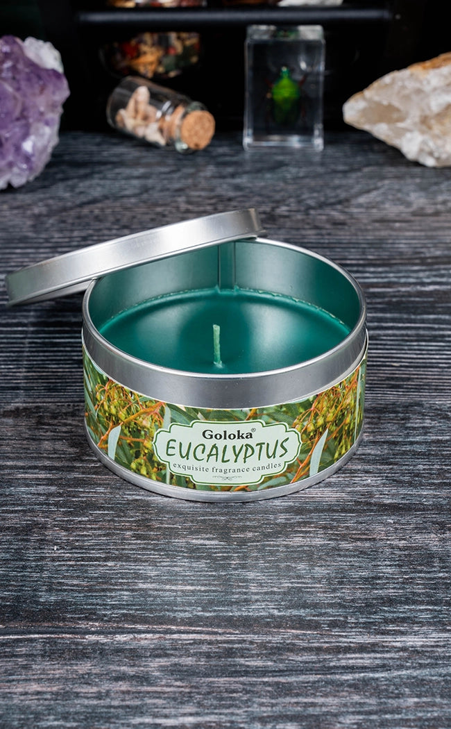 Aromatherapy Travel Tin Candle | Eucalyptus