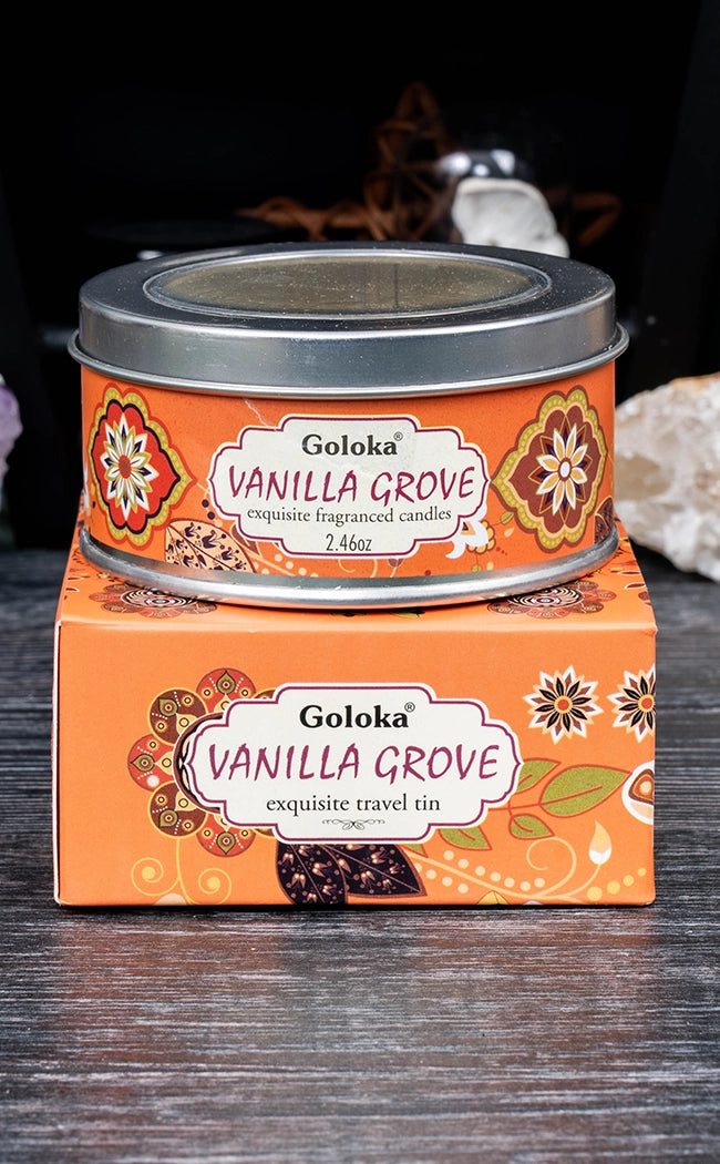 Aromatherapy Travel Tin Candle | Vanilla