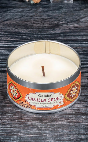 Aromatherapy Travel Tin Candle | Vanilla
