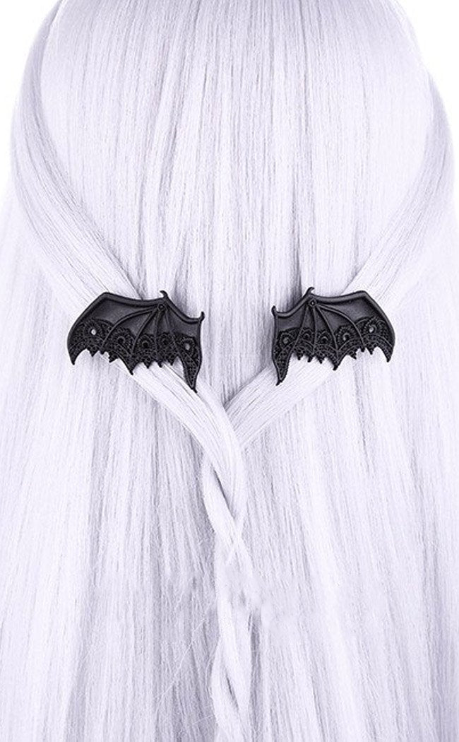 Bat Wingclips Bat Wing Hair Clips | Restyle Australia Gothic Clothing & Accessories