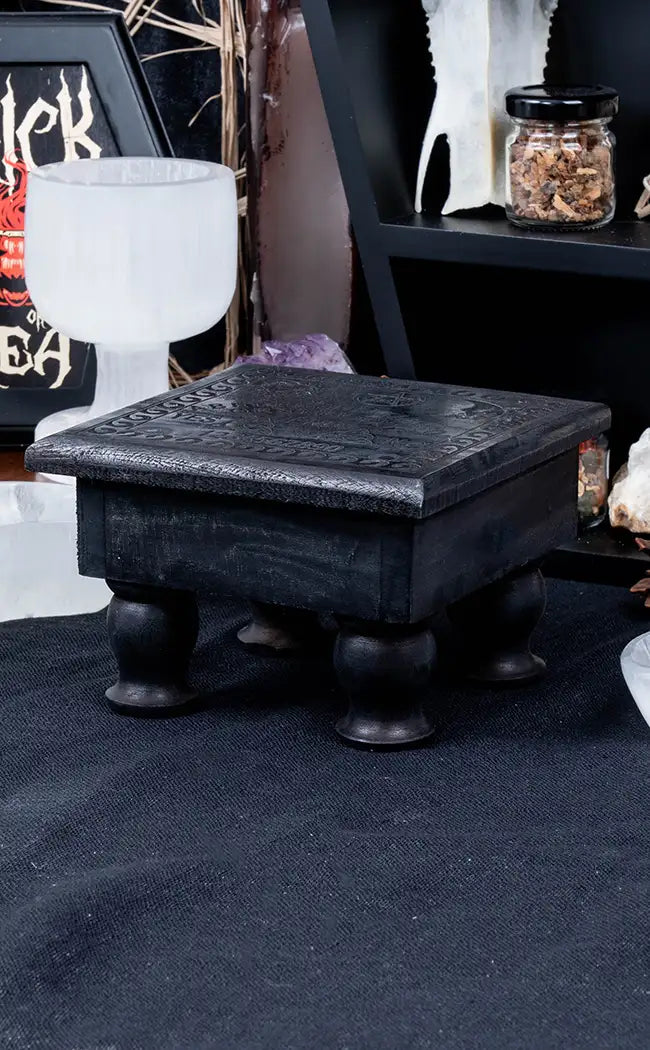 Black Ouija Altar Table