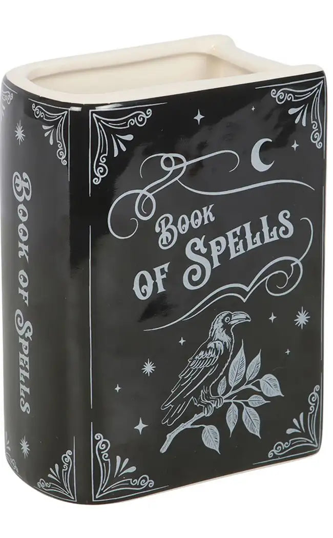 Book of Spells Book Shaped Vase
