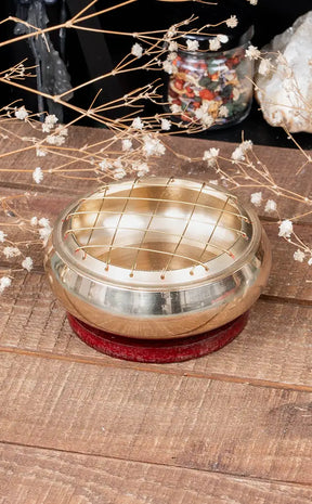 Brass Charcoal Resin Burner