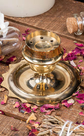 KITS - DONT MAKE LIVE | Brass Agardan Incense Burner-Witchcraft Supplies-Tragic Beautiful