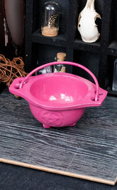 Cast Iron Cauldron | Pink Pentacle