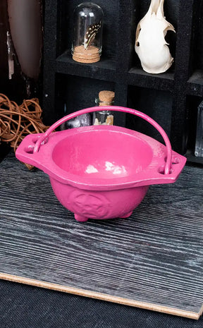 Cast Iron Cauldron | Pink Pentacle