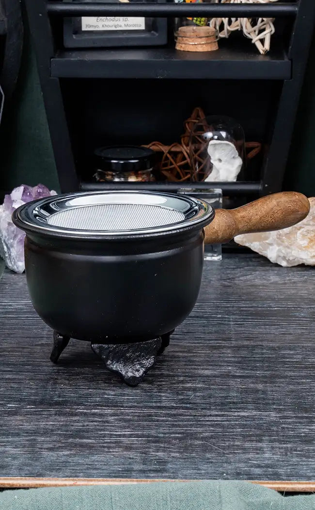 Cauldron with Mesh & Handle