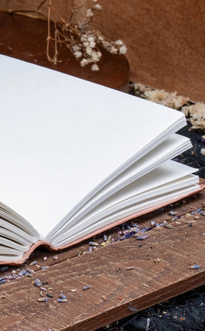 Celestial Handmade Leather Journal Dark Brown