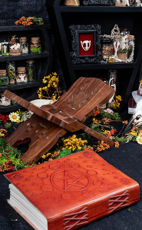 Celestial Wooden Book Stand
