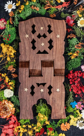 Celestial Wooden Book Stand