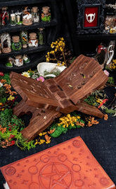 Celestial Wooden Book Stand