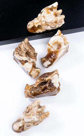 Chocolate Calcite Crystal Dragon Head-Crystals-Tragic Beautiful