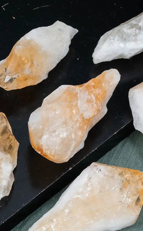 Citrine Raw Crystal Points