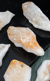 Citrine Raw Crystal Points
