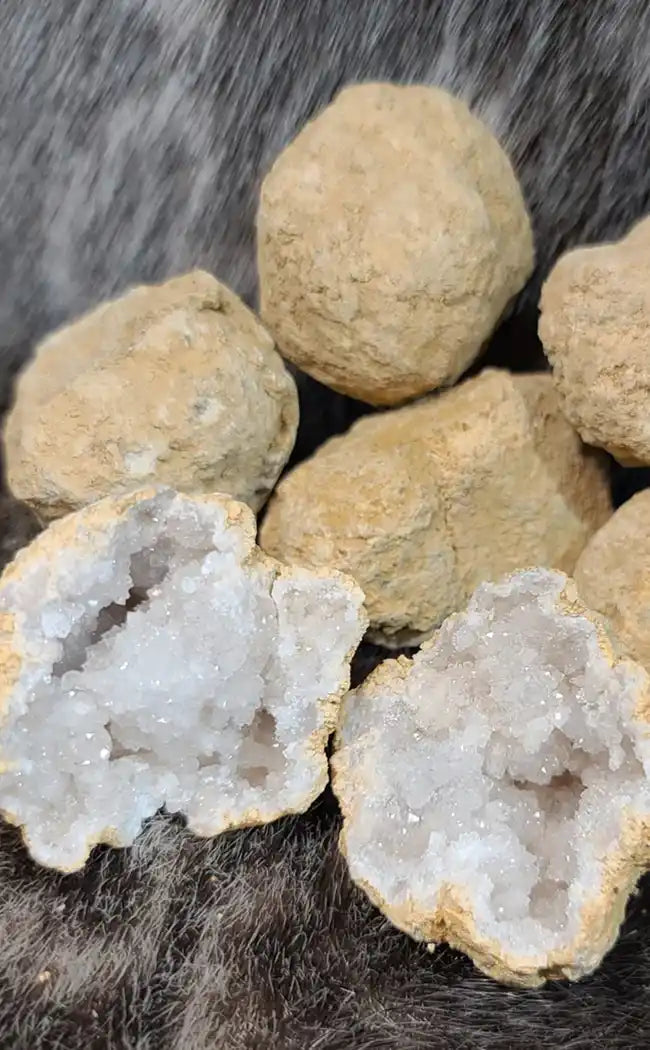 Geode Rocks Raw Crack Your Own Geode | Clear Quartz Raw Crystal Cave | Australia