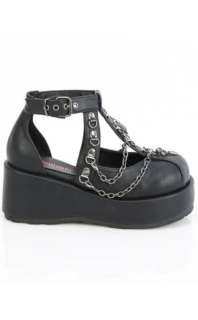 CUBBY-28 Platform Cage Chained Shoes
