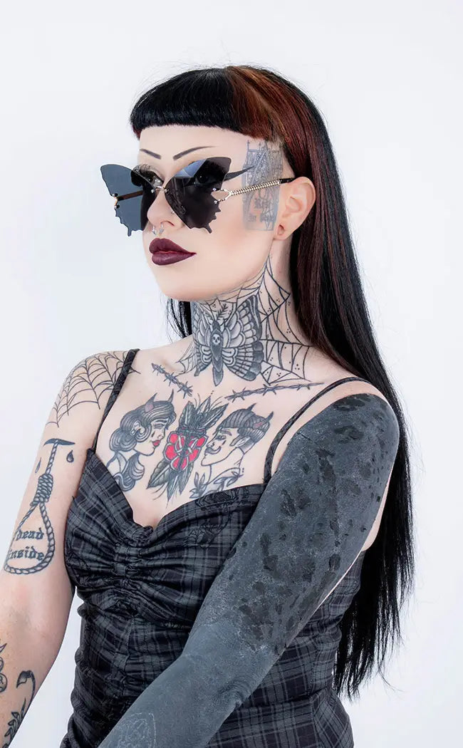 Danaid Sunglasses-Cold Black Heart-Tragic Beautiful