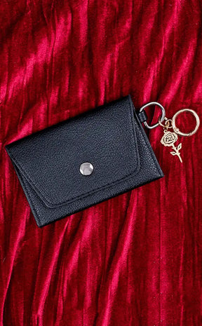 Don't Cross Me Black Leather Handbag