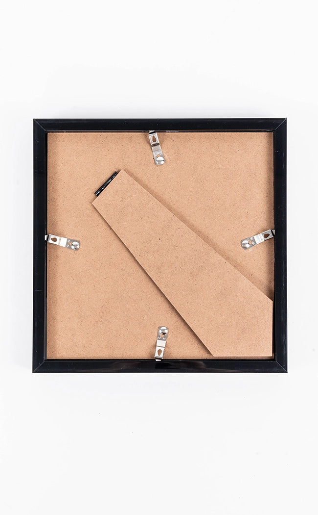 Empty Black Shadow Box Display Frame