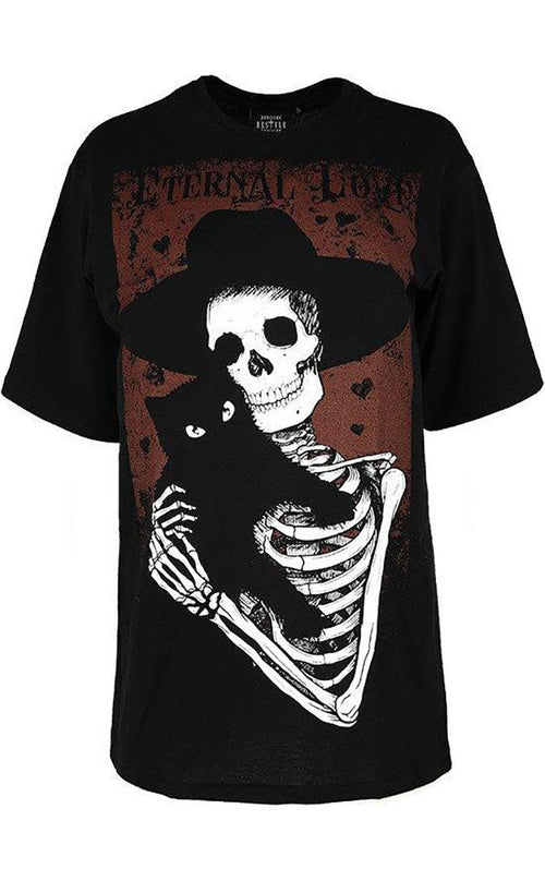 Unisex Gothic T Shirt Eeuwige Liefde main image 1