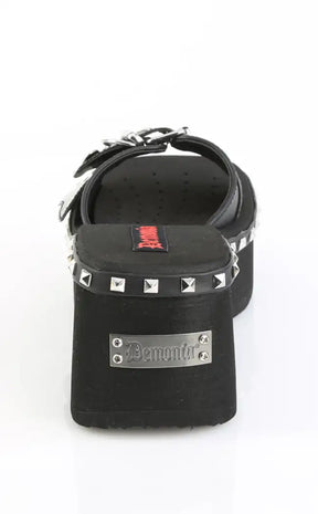 FUNN-28 Black Platform Slide Sandals (AU Stock)