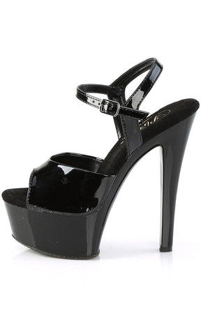 GLEAM-609 White Patent Platform Heels-Pleaser-Tragic Beautiful